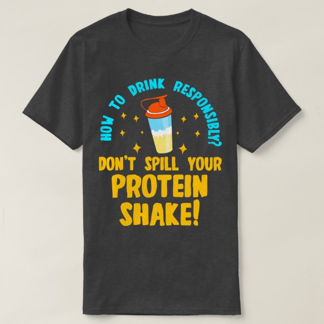 T-shirt Comment boire de manière responsable ne pas vous d (Design devant)