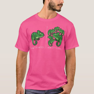 T-shirt Comment Ça A Commencé Comment Ça Va À Chameleon