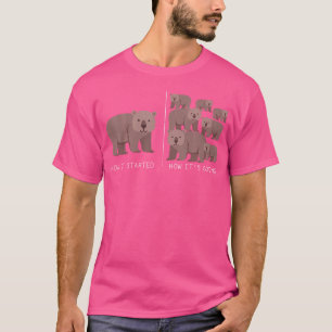 T-shirt Comment Ça A Commencé Comment Ça Va Wombat