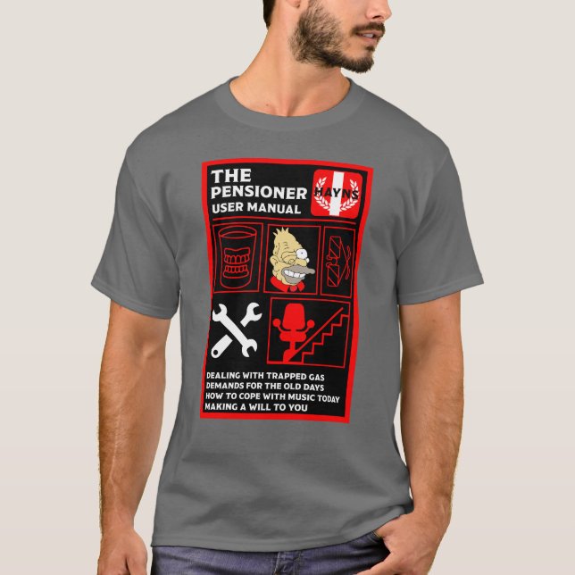 T-shirt Comment comprendre les personnes âgées (Devant)
