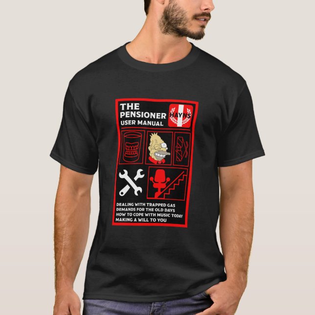 T-shirt Comment comprendre les personnes âgées (Devant)