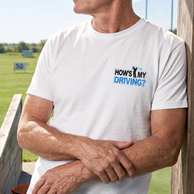 T-shirt Comment conduit-je - Drôle de jeu de mots de golf (Créateur téléchargé)
