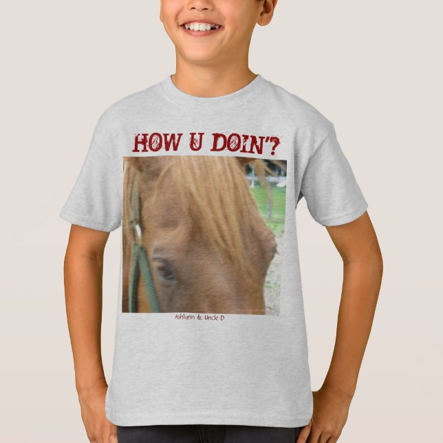 T-shirt Comment Doin'? d'U (Devant)