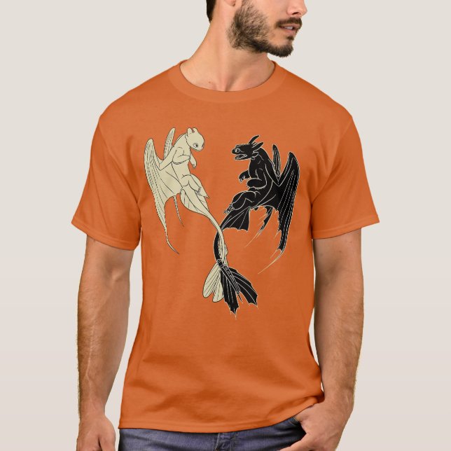 T-shirt Comment dresser votre dragon 3 Monde caché Lightfu (Devant)