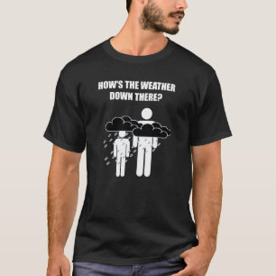 T-shirt Comment est le temps là bas (version sombre)