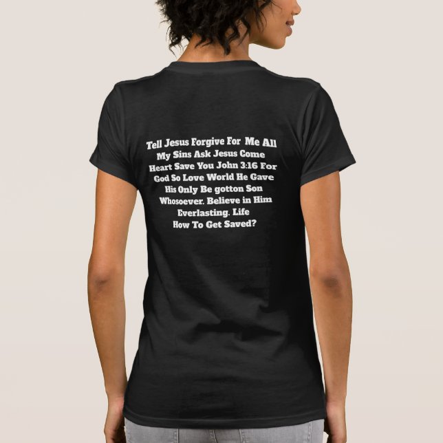 T-Shirt comment être sauvé (Dos)