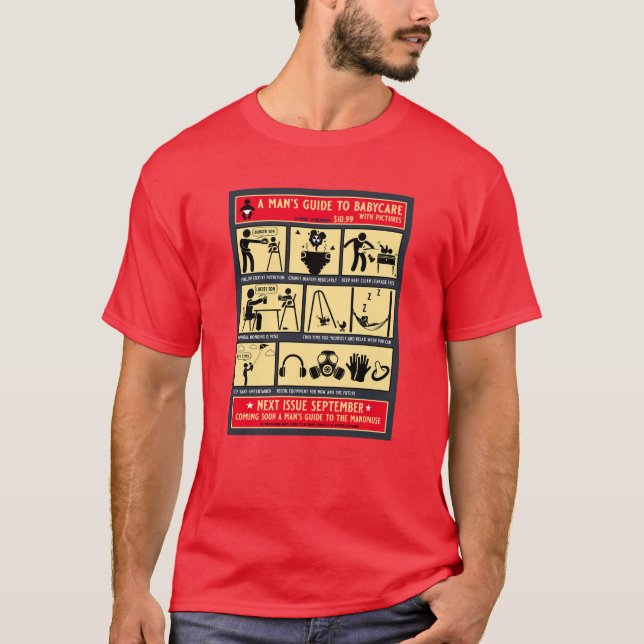 T-shirt Comment Être Un Père Guide (Devant)