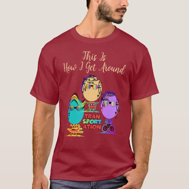 T-shirt Comment faire pour contourner Maroon (Devant)