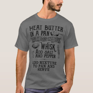 T-shirt Comment faire une omelette 