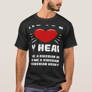 T-shirt Comment gagner mon coeur Sibérie Husky Animal mème