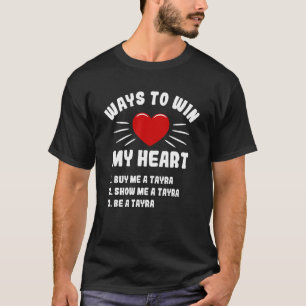 T-shirt Comment gagner mon coeur Tayra Animal Mème Humour