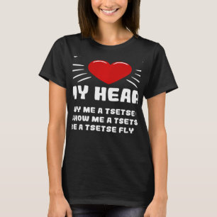 T-shirt Comment Gagner Mon Coeur Tsetse Voler Animal Mème