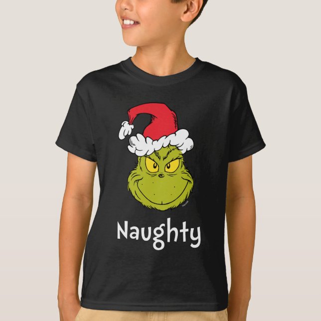 T-shirt Comment Grinch Stol Christmas | Naughty Grinch (Devant)