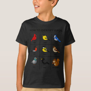 T-shirt Comment identifier un oiseau drôle de l'ornitholog