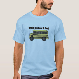T-shirt Comment je marche (autobus scolaire)