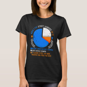 T-shirt Comment je répare les choses en travaillant dans l