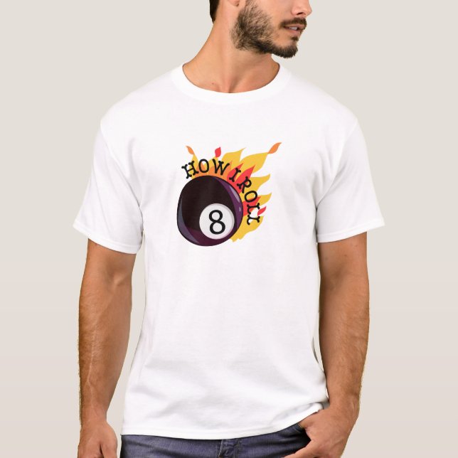 T-shirt Comment je roule (Devant)