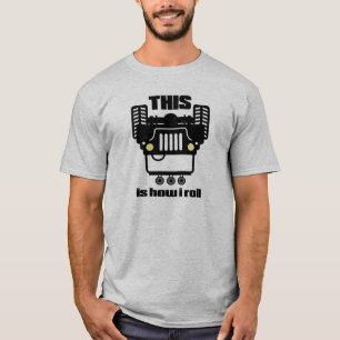 T-shirt Comment je roule   4x4 tous terrains basculent le