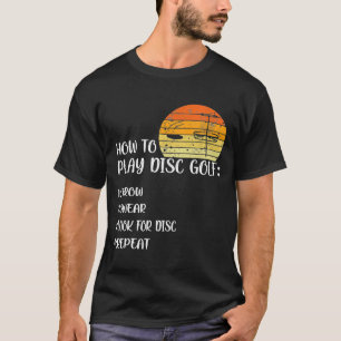 T-shirt Comment jouer au disc golf Frisbee 5
