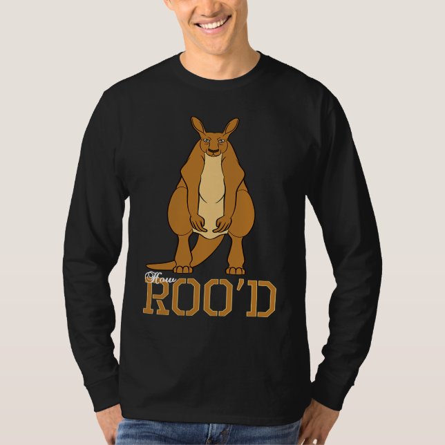 T-shirt Comment Kangourou Animal Australien Roo'd (Devant)