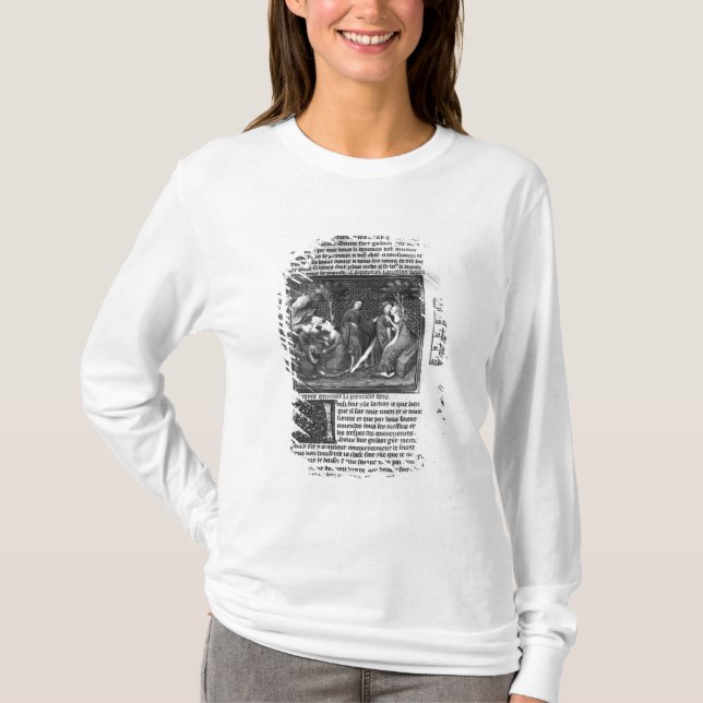 T-shirt Comment Lancelot a embrassé Guinevere (Devant)