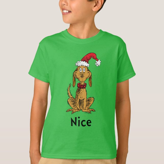 T-shirt Comment le Grinch a volé Noël | Max est gentil (Devant)
