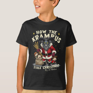 T-shirt Comment Le Krampus A Volé Le Krampus De Noël Arriv