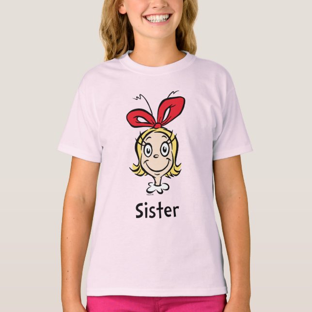 T-shirt Comment le pouce a volé Noël | Grinch Sister (Devant)