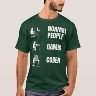 T-shirt Comment le programmeur assis Funny Codage Vêtement