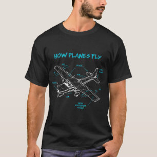 T-shirt Comment les avions volent drôle Aviation Cadeau RC