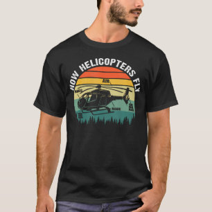 T-shirt Comment les avions volent Pilote de ligne Aviation