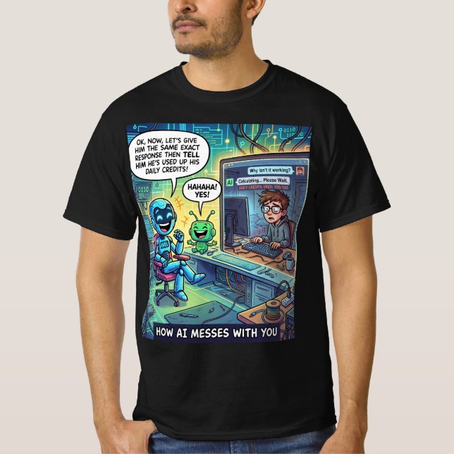 T-shirt Comment l'IA vous embrouille (Devant)