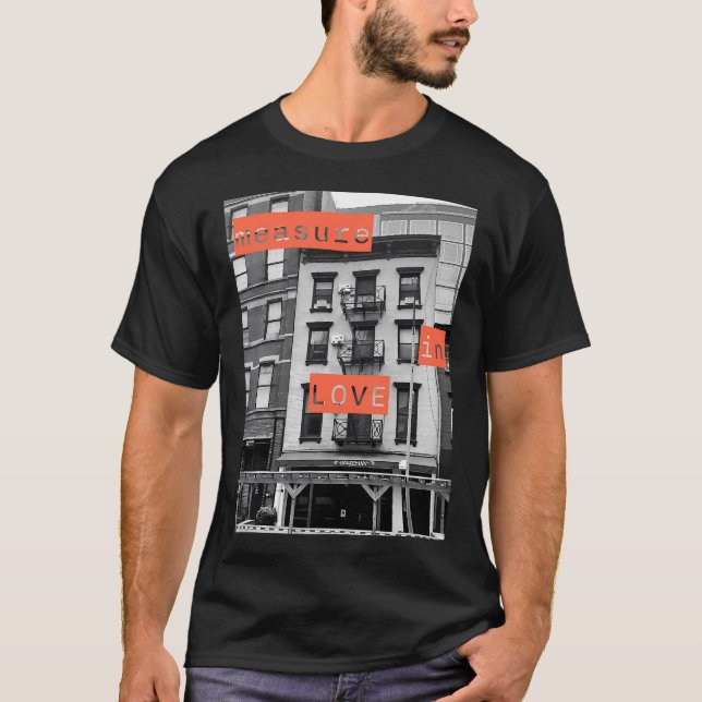 T-shirt Comment mesurez-vous une année (Devant)