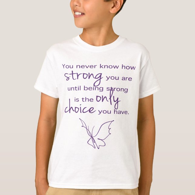 T-shirt Comment papillon fort (Devant)