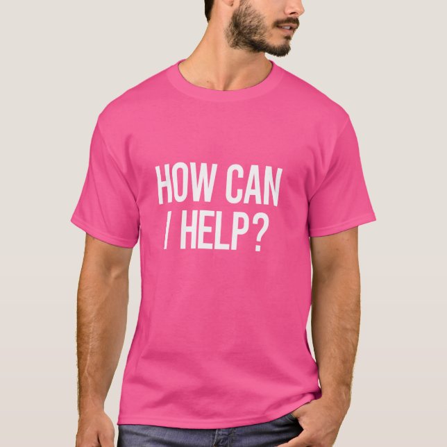 T-SHIRT COMMENT PUIS-JE AIDER (Devant)