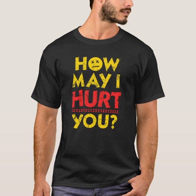 T-shirt Comment puis-je vous nuire | Dungeon Crawler Carl (Devant)