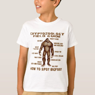 T-shirt COMMENT REPÉRER BIGFOOT - guide de champ de