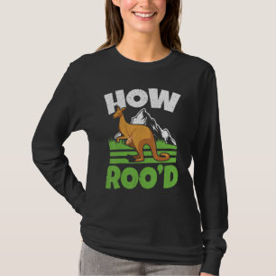 T-shirt Comment Roo'd Kangaroo Murmureur Faune Animal Aust