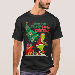 T-shirt Comment Trump a sauvé Noël drôle Trum de Noël