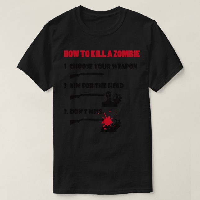 T-shirt Comment tuer (Design devant)