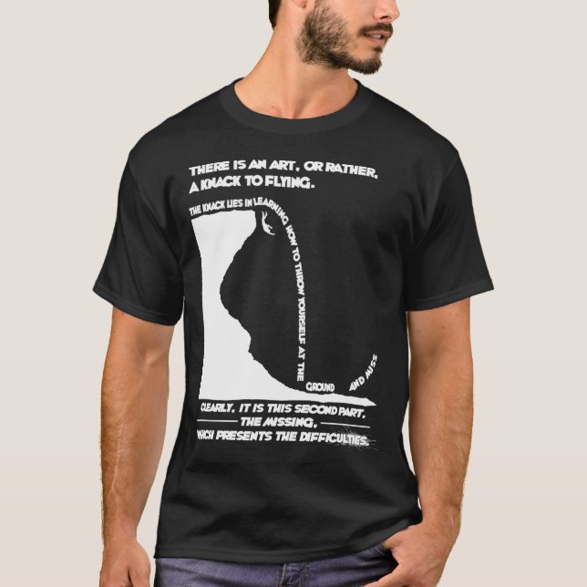 T-shirt Comment voler (blanc) (Devant)