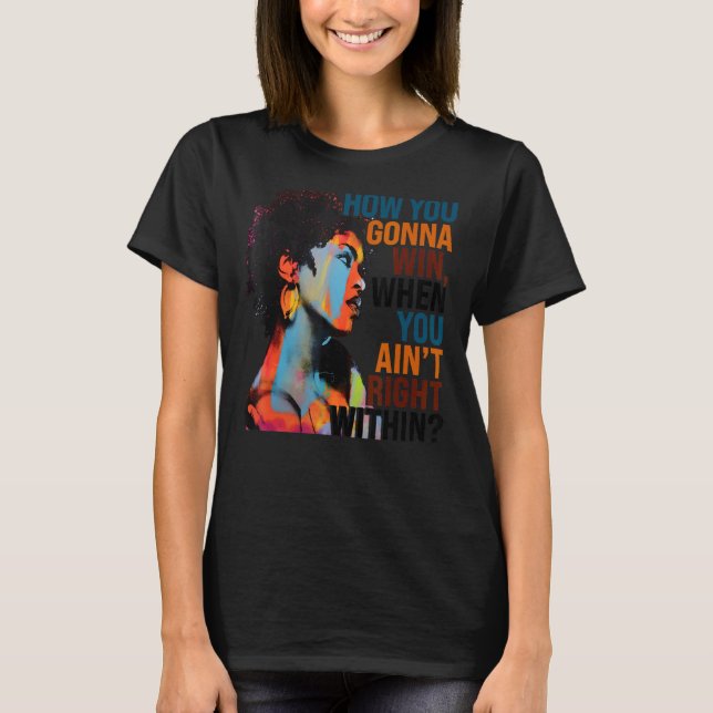 T-shirt Comment vous allez gagner, quand vous n'avez pas d (Devant)
