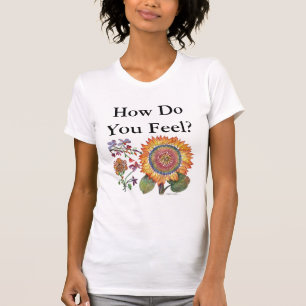 T-shirt Comment vous sentez le tournesol de séance