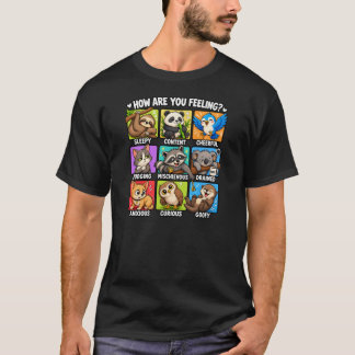T-shirt Comment vous sentez-vous? Humeurs animales