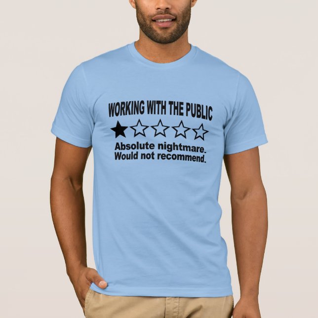 T-shirt Commentaire d'une étoile Bleu (Devant)