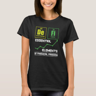 T-shirt Commerçant Crypto Monnaie Décentralisée Finance