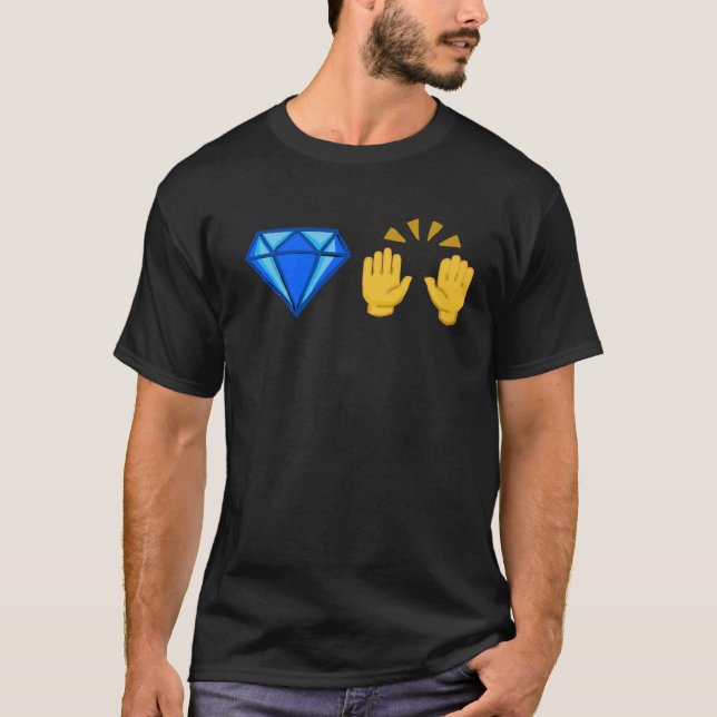T-shirt Commerçant en actions Diamond Hands (Devant)