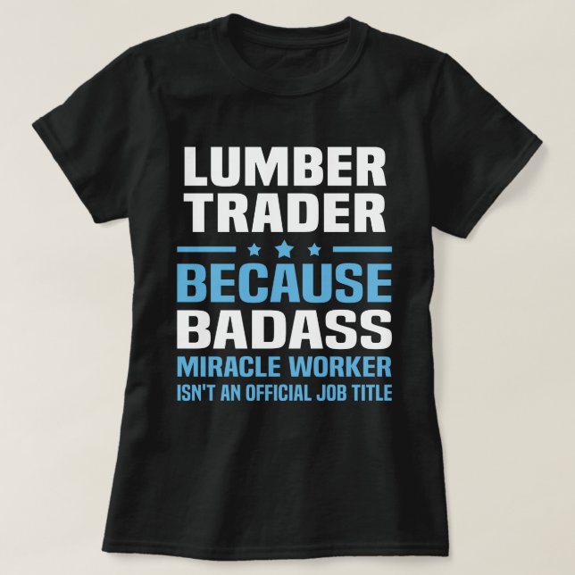 T-shirt Commerce de bois (Design devant)