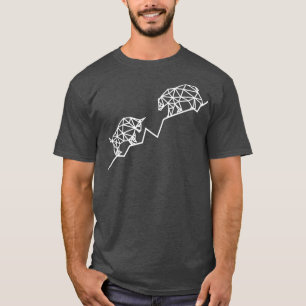 T-shirt Commerce de taureaux et d'ours et investissement s