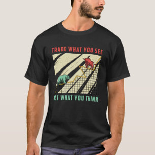 T-shirt Commerce du marché stock Ce que vous voyez Bull Be